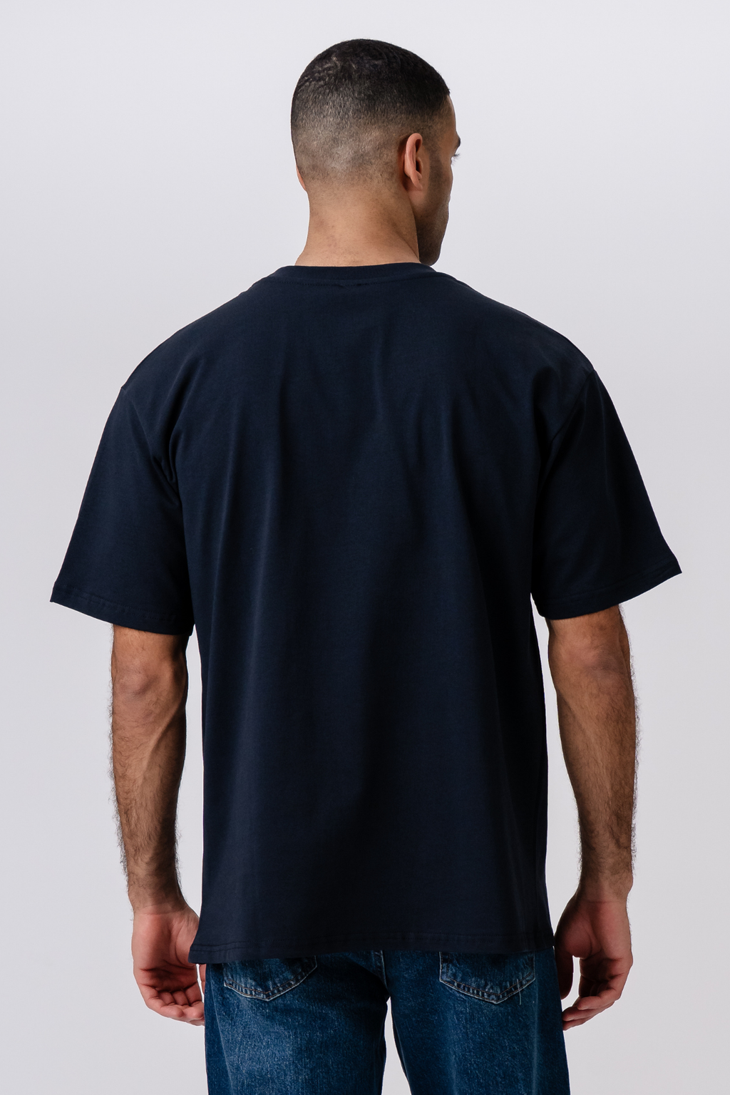 T-shirt Heavy Boxfit - Marine
