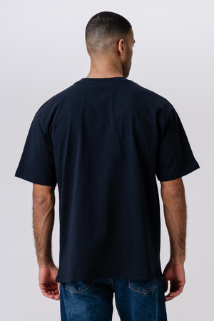 T-shirt Heavy Boxfit - Marine