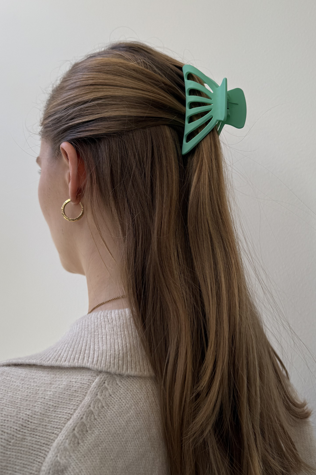 Clip à griffe creuse - vert