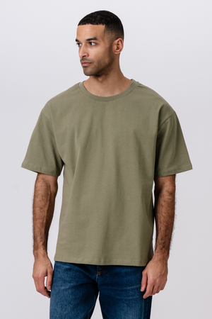 Heavy Boxfit T-shirt - Olive