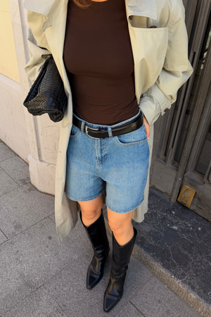 The Original Performance Denim Shorts - Denim bleu moyen (Femme)