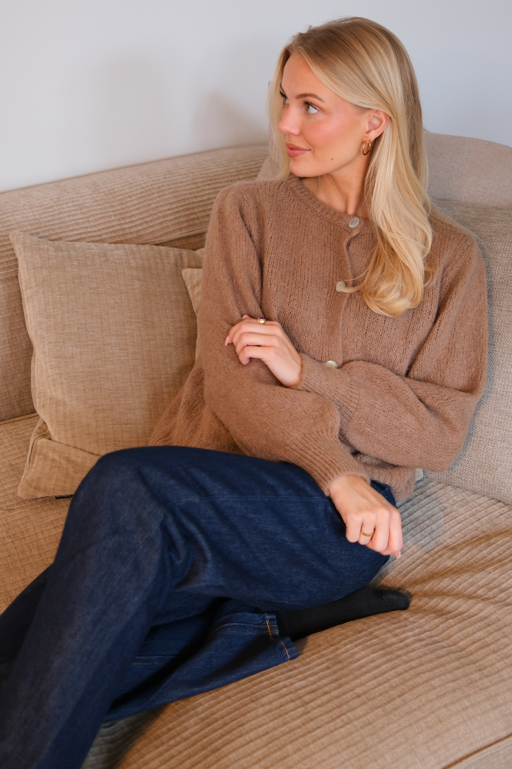 Cardigan Anna - Marron