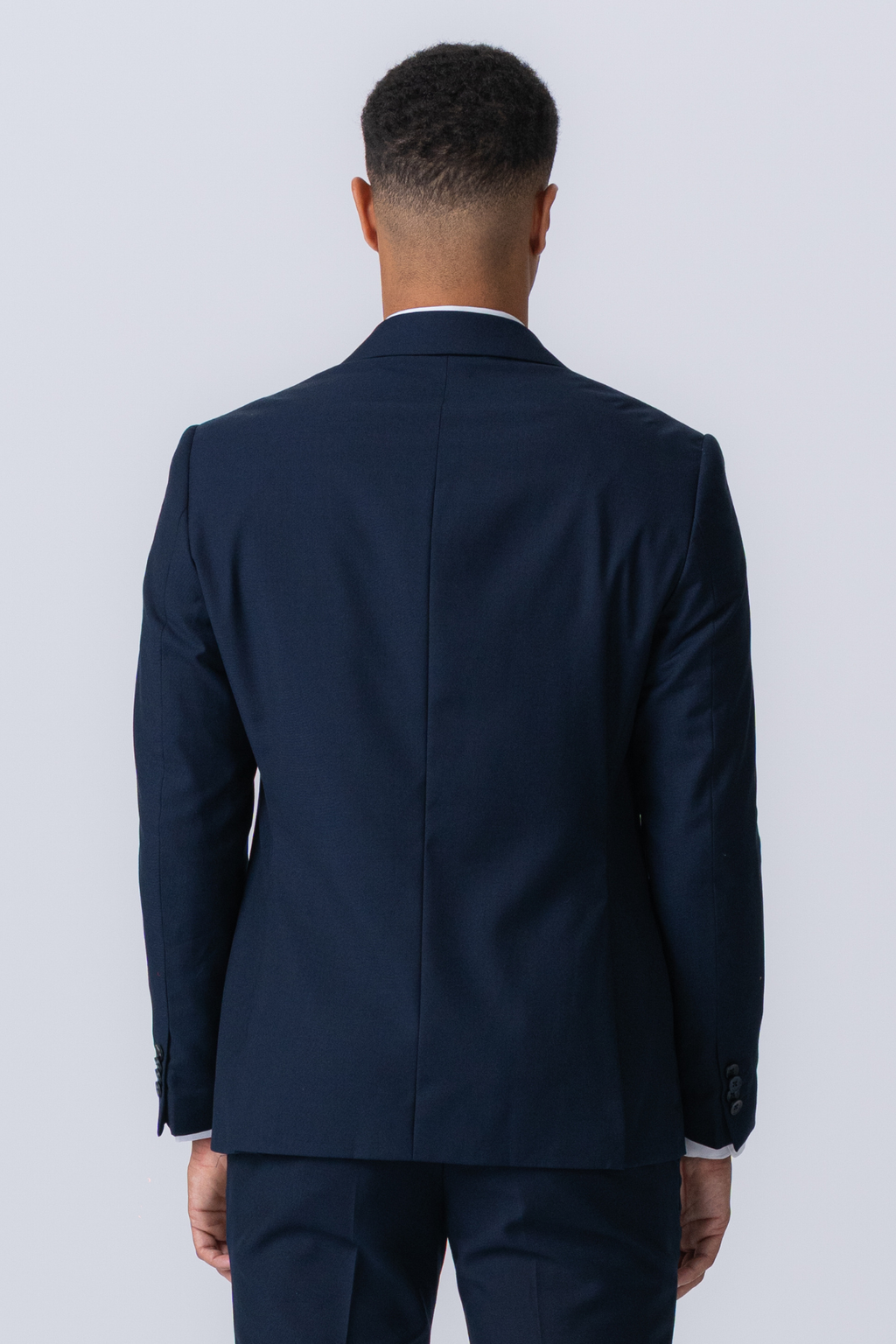 Premium Single-breasted Blazer - Navy