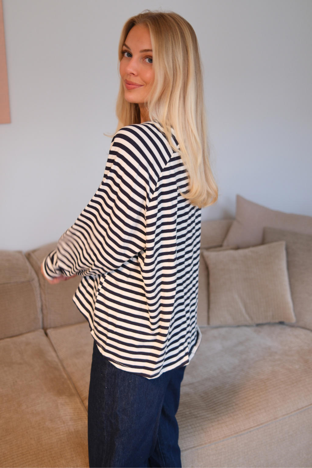 Chemise à rayures - Bleu