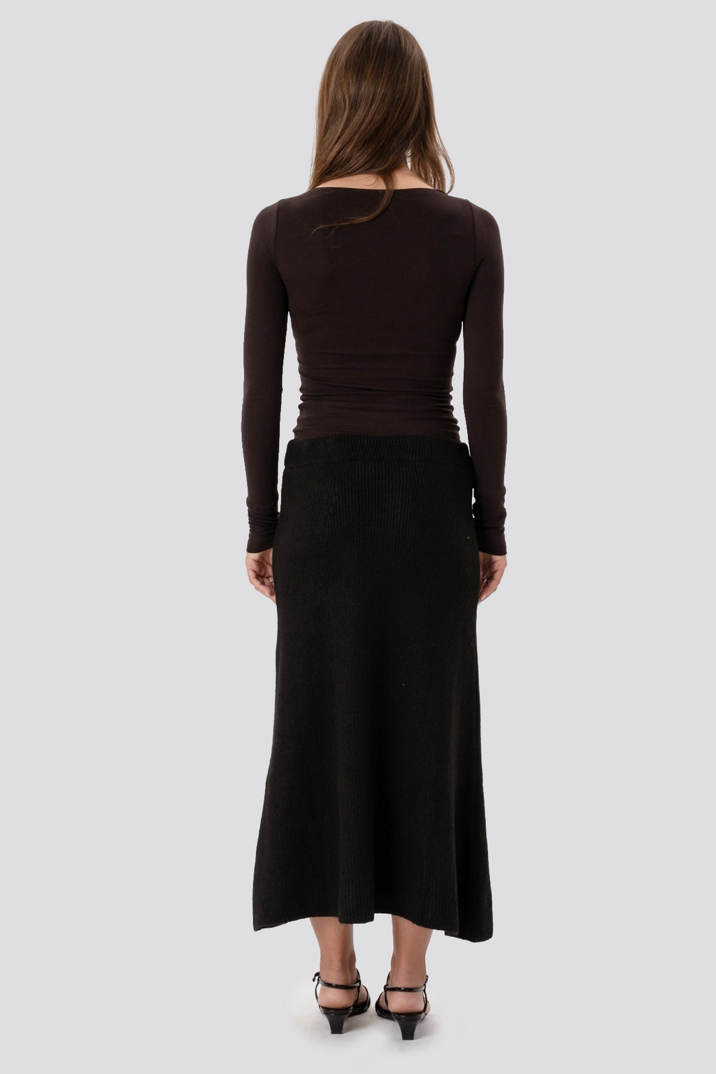 Nova Knit Skirt - Black