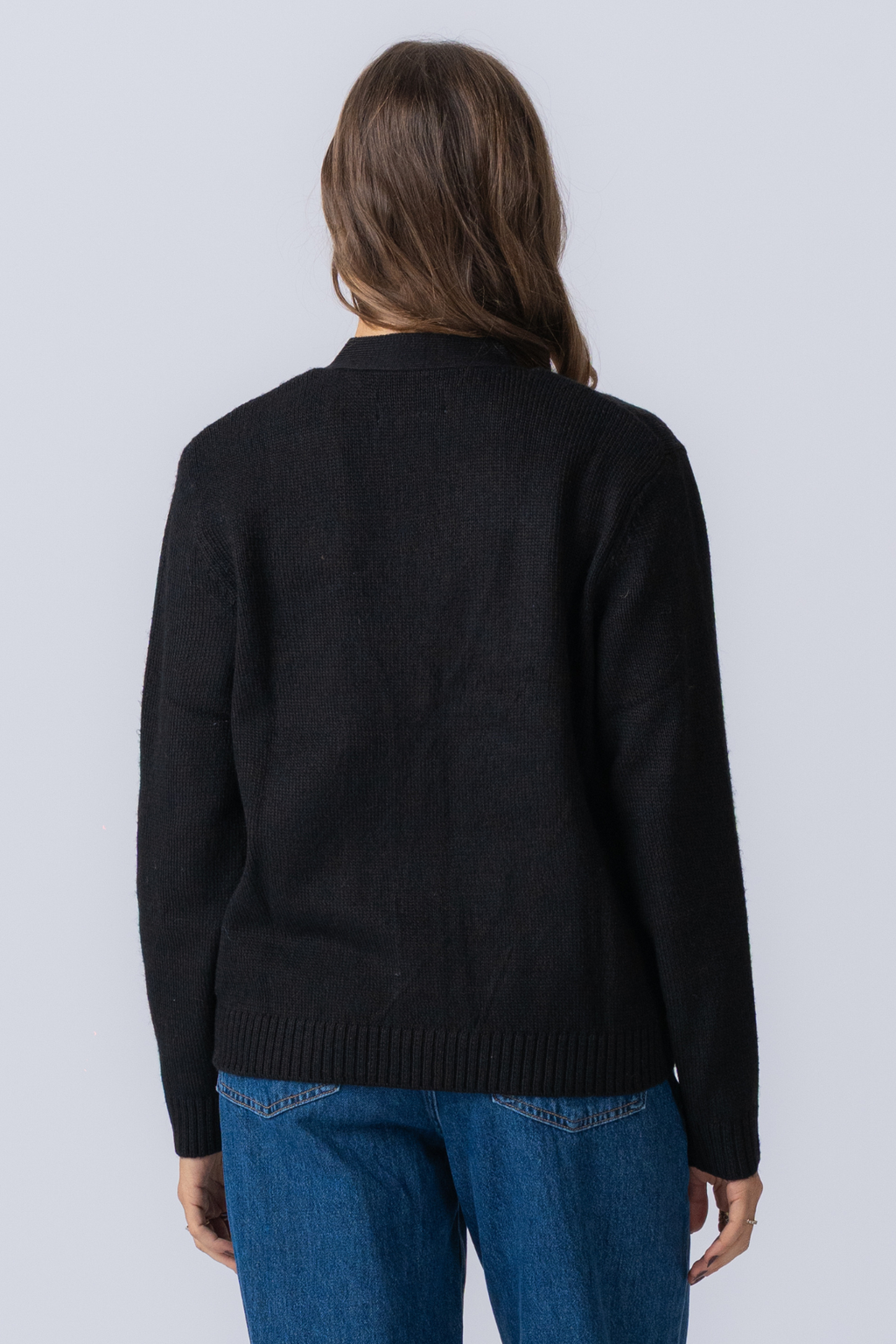 Knitted Cardigan - Black