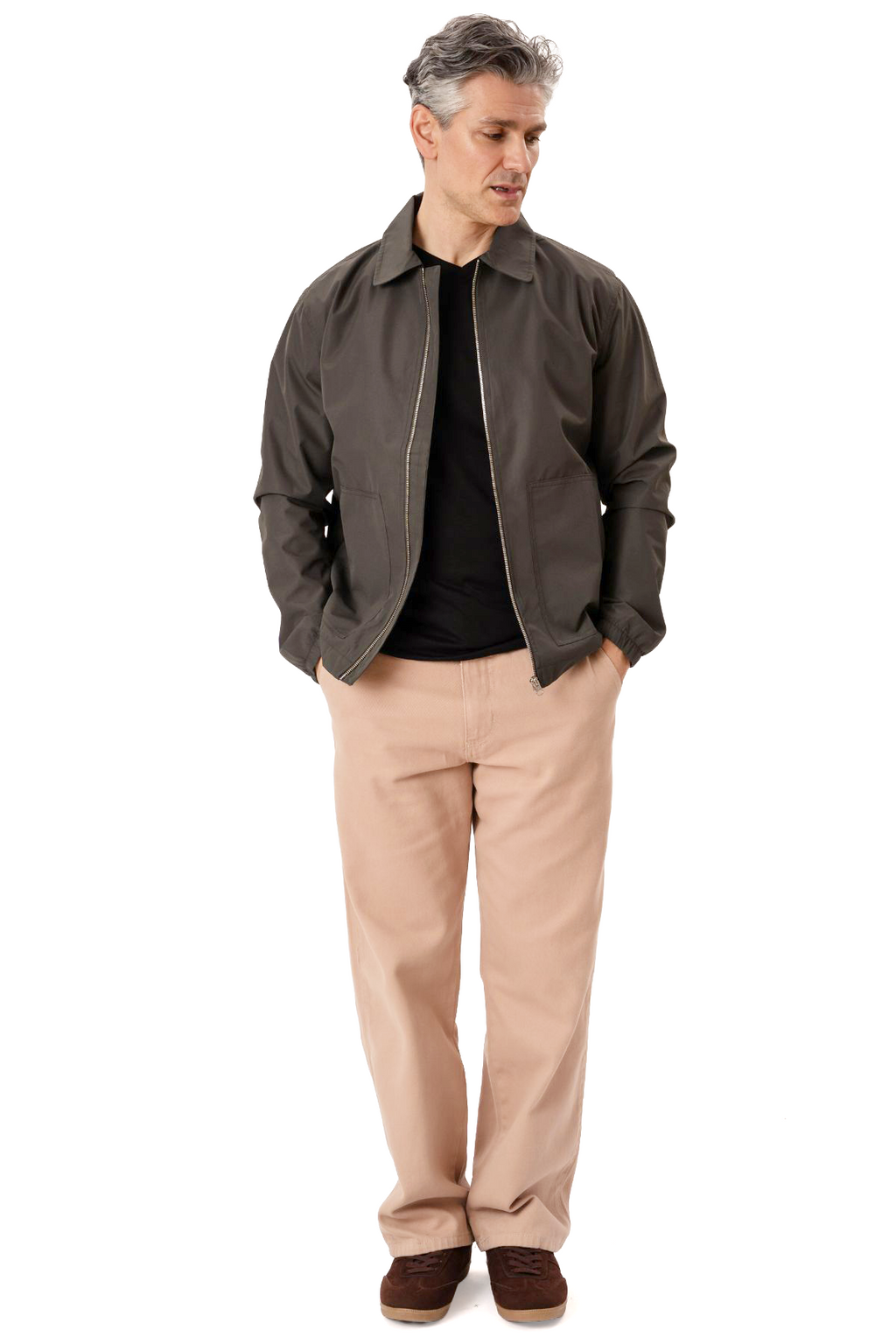 Veste zippée Milan - Kaki