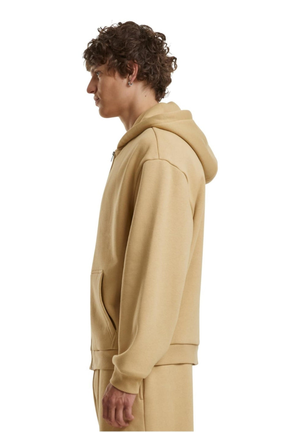 Hoodie zip tous les jours - Union Beige