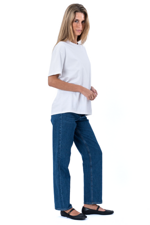 T-shirt Heavy Boxfit - Blanc