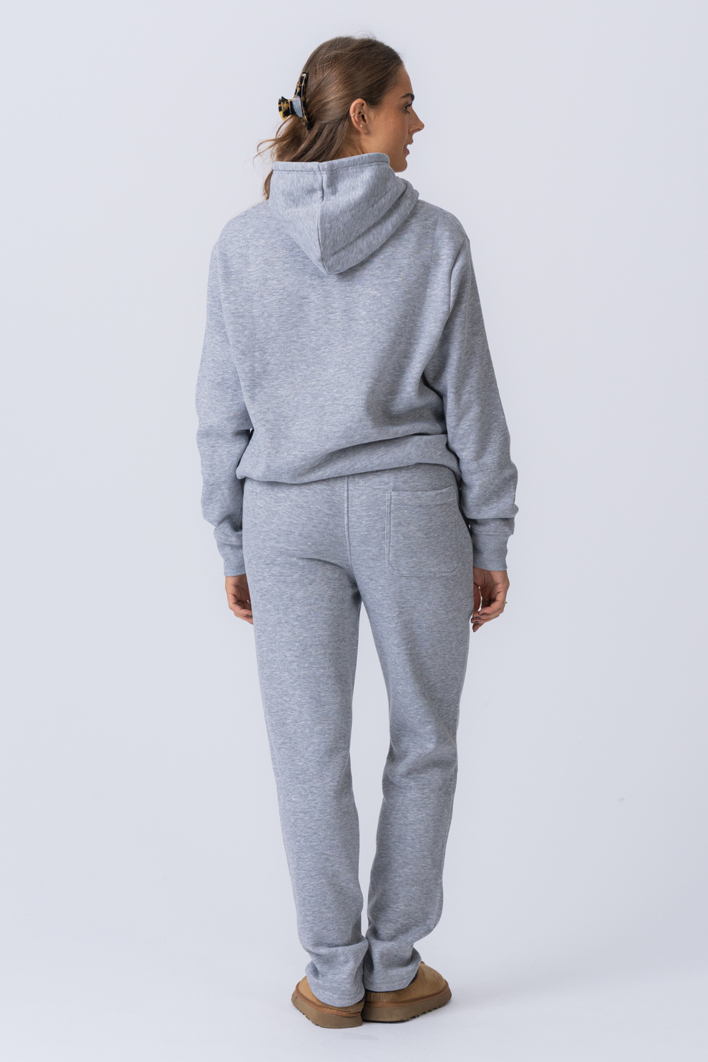 Essential Hooded Sweatset for Women - Grey