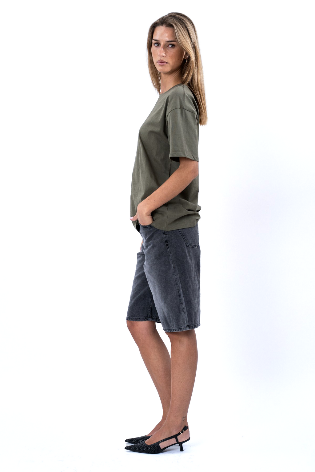 T-shirt Heavy Boxfit - Olive