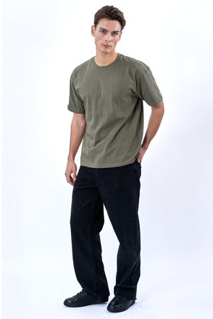 Heavy Boxfit Tee - Olive