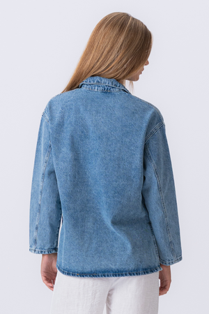 Cassia Denim Shirt - Light Blue