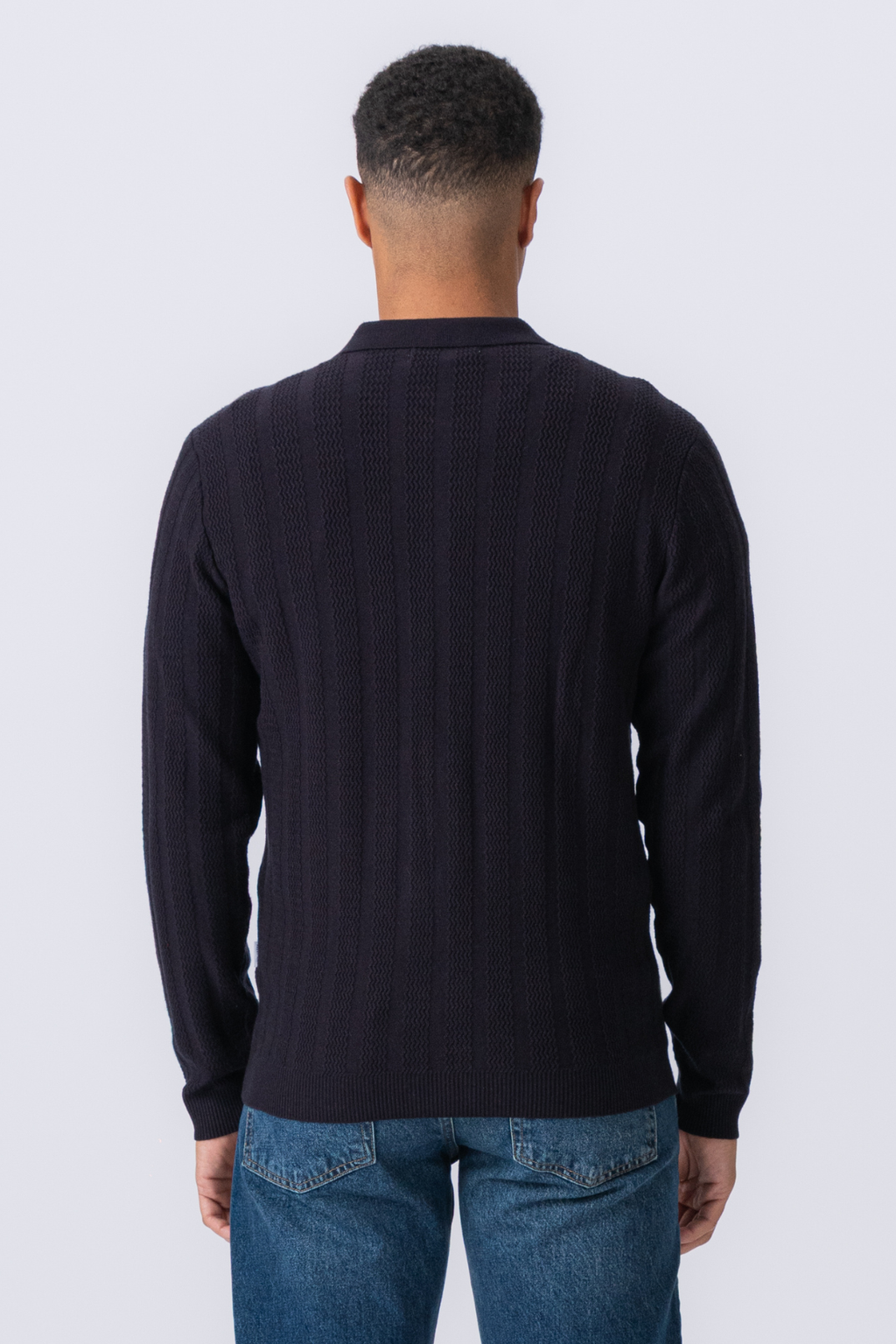 Cardigan arthur tricot - marine noire