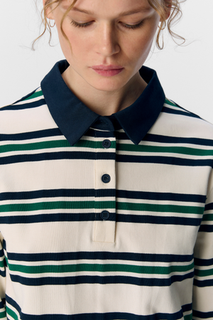 Nana L / S Polo Top - Capitaine du ciel