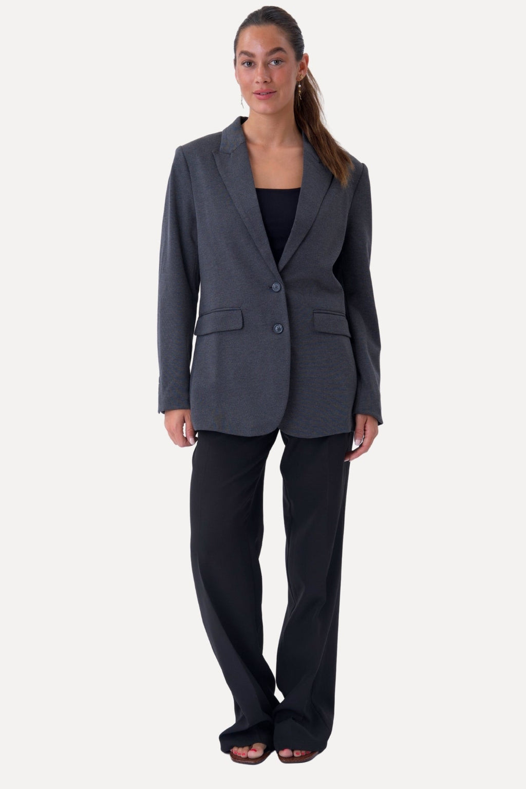 Blazer coupe classique - Gris foncé