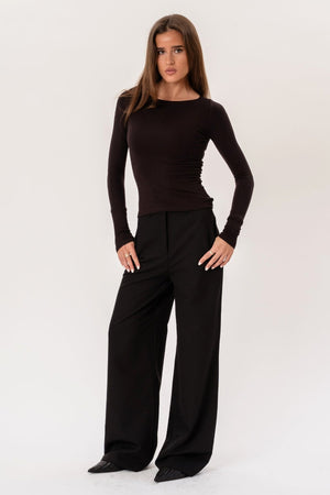 Rosalie large Pants - Noir