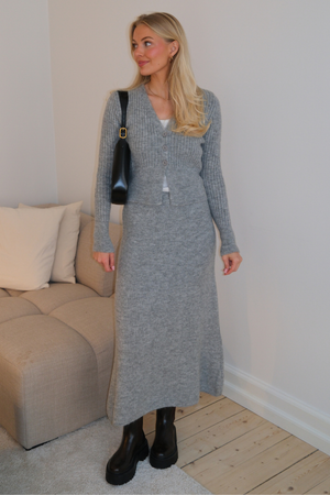 Chemisier Nova Tie en tricot - Gris