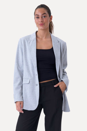 Blazer coupe classique - Gris clair