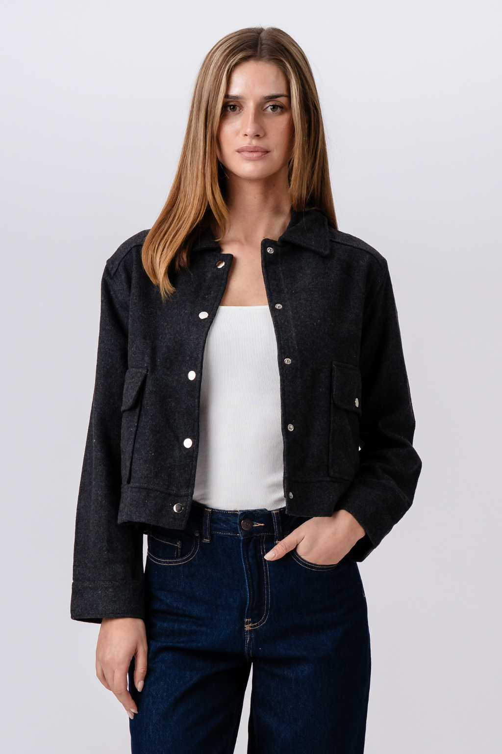 Jacket Adela - Anthracite