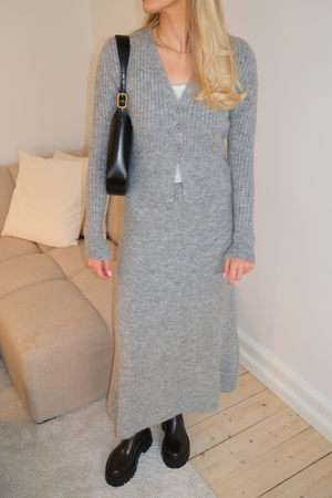 Jupe en tricot Nova - Gris