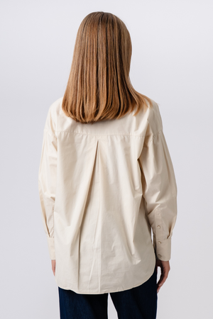Chemise détendue - beige