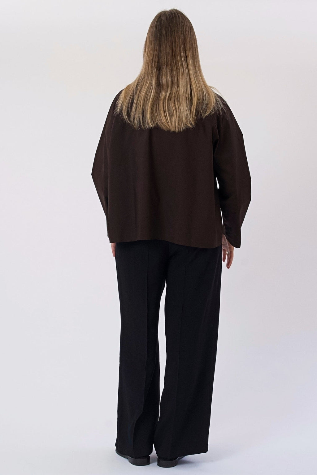 Veste courte Mavis - Marron foncé