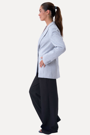 Blazer coupe classique - Gris clair