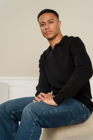 Samuel Polo Knit - Black