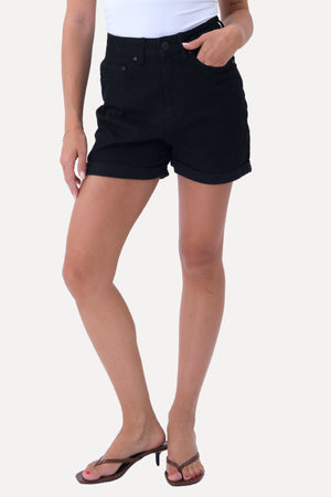 Le shorts de jean de performance originaux - Denim noir