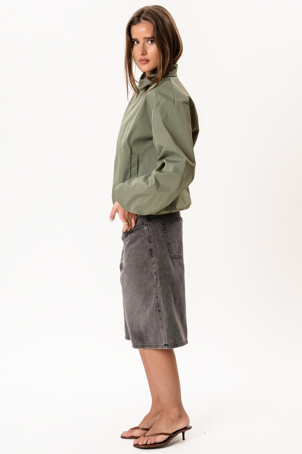 Veste Courte Ines - Kaki