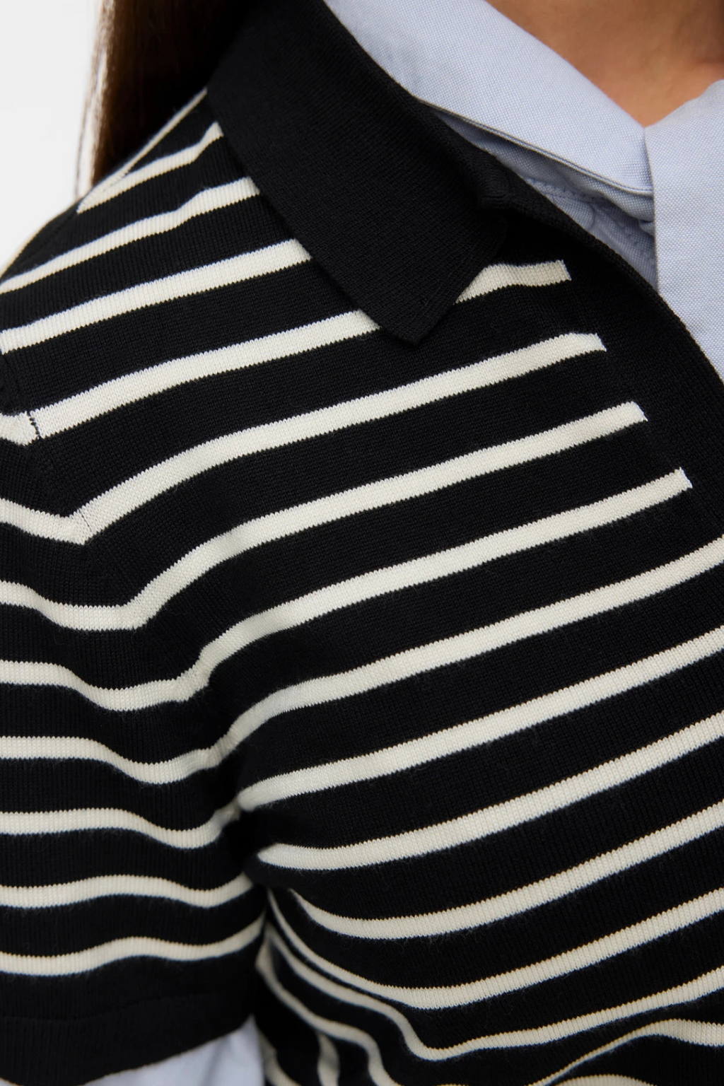 Silje Poloneck Pullover - noir