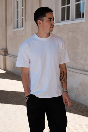 Heavy Boxfit Tee - White