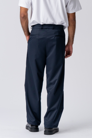 Costume large plissé Pants - Marine