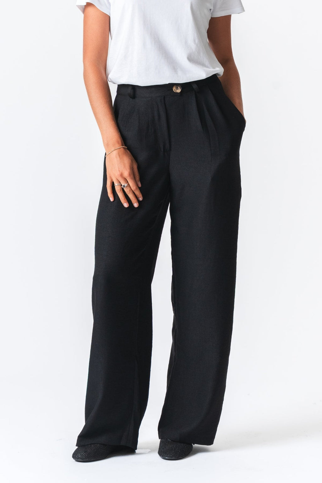 Emma Pants Loose - Black
