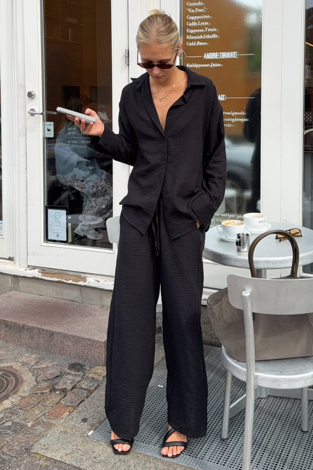 Chemise Lilly - noir