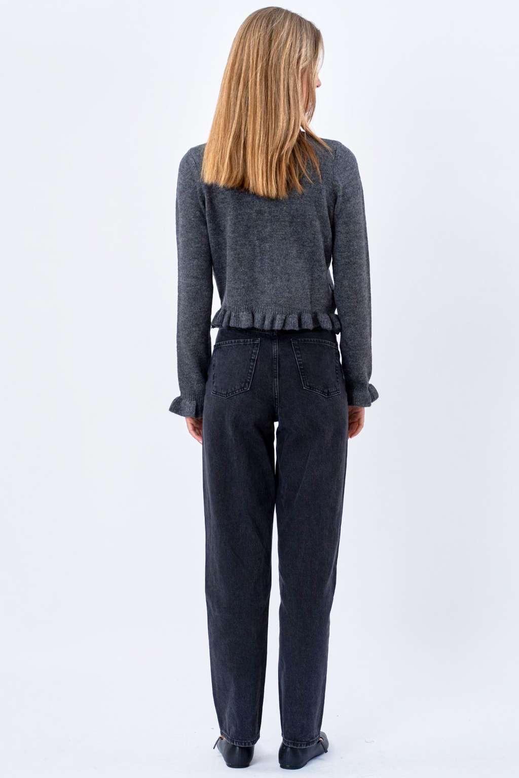 Cardigan Flora - Gris