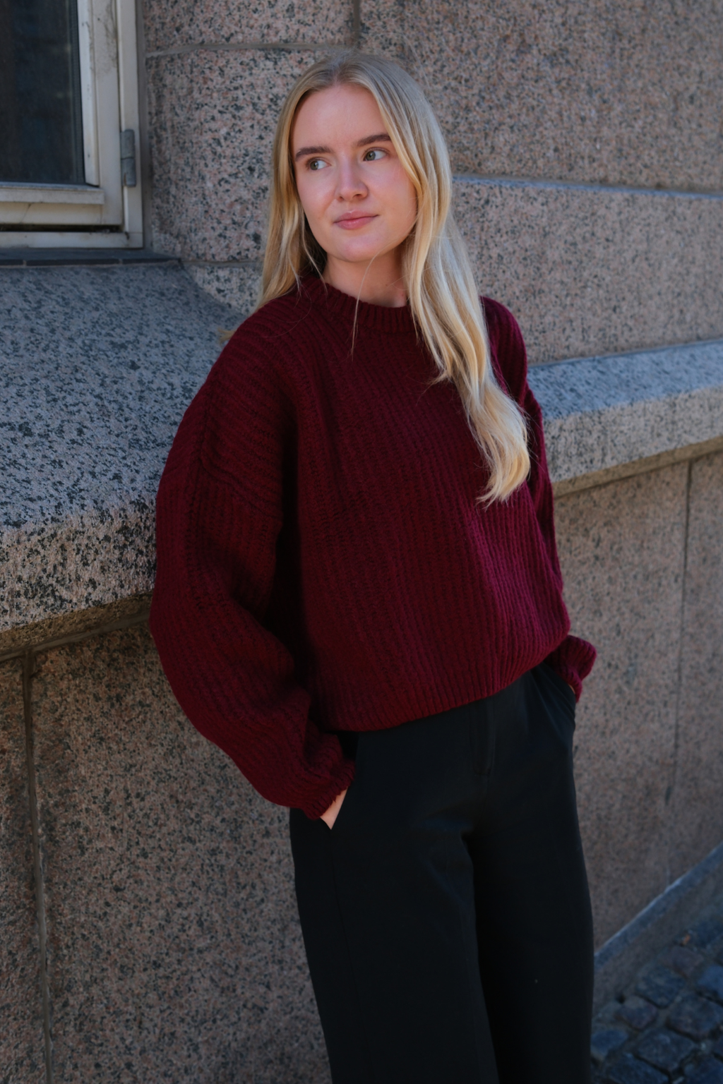 Gabriela Knit - Burgundy
