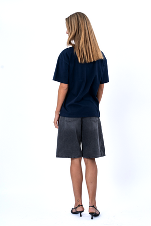 T-shirt Heavy Boxfit - Marine