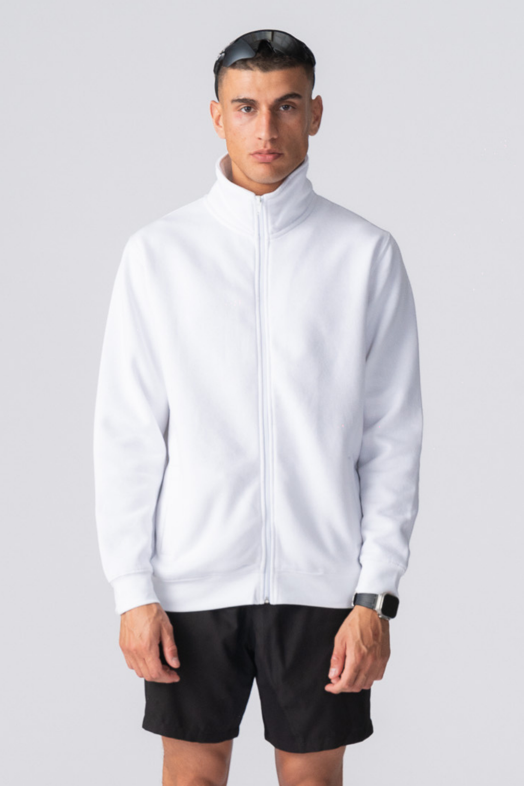Ulan Sweat Zip Jacket - White