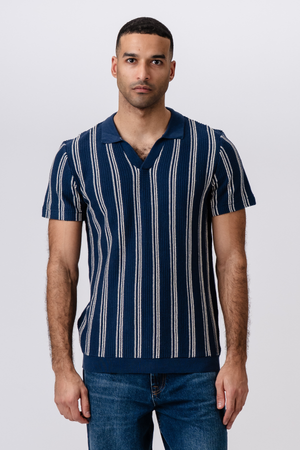 Striped Pullover - Blue