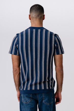 Striped Pullover - Blue