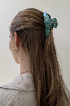 Hair Clip - Agate Green