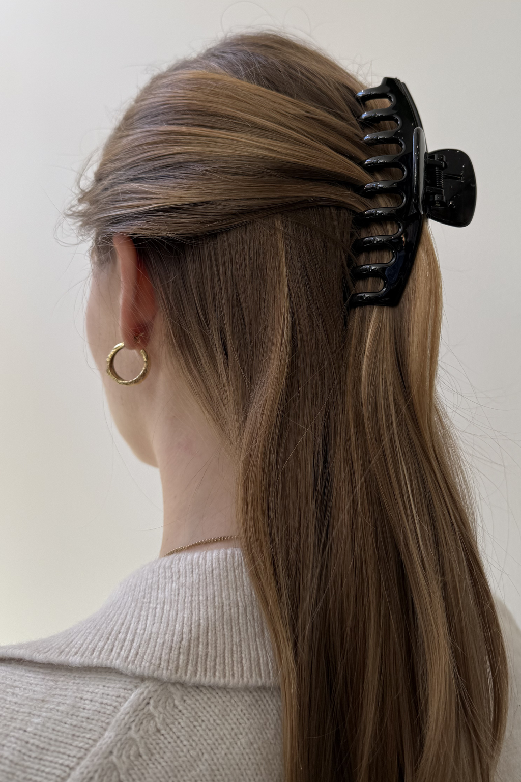 Clip à cheveux Olivia - noir