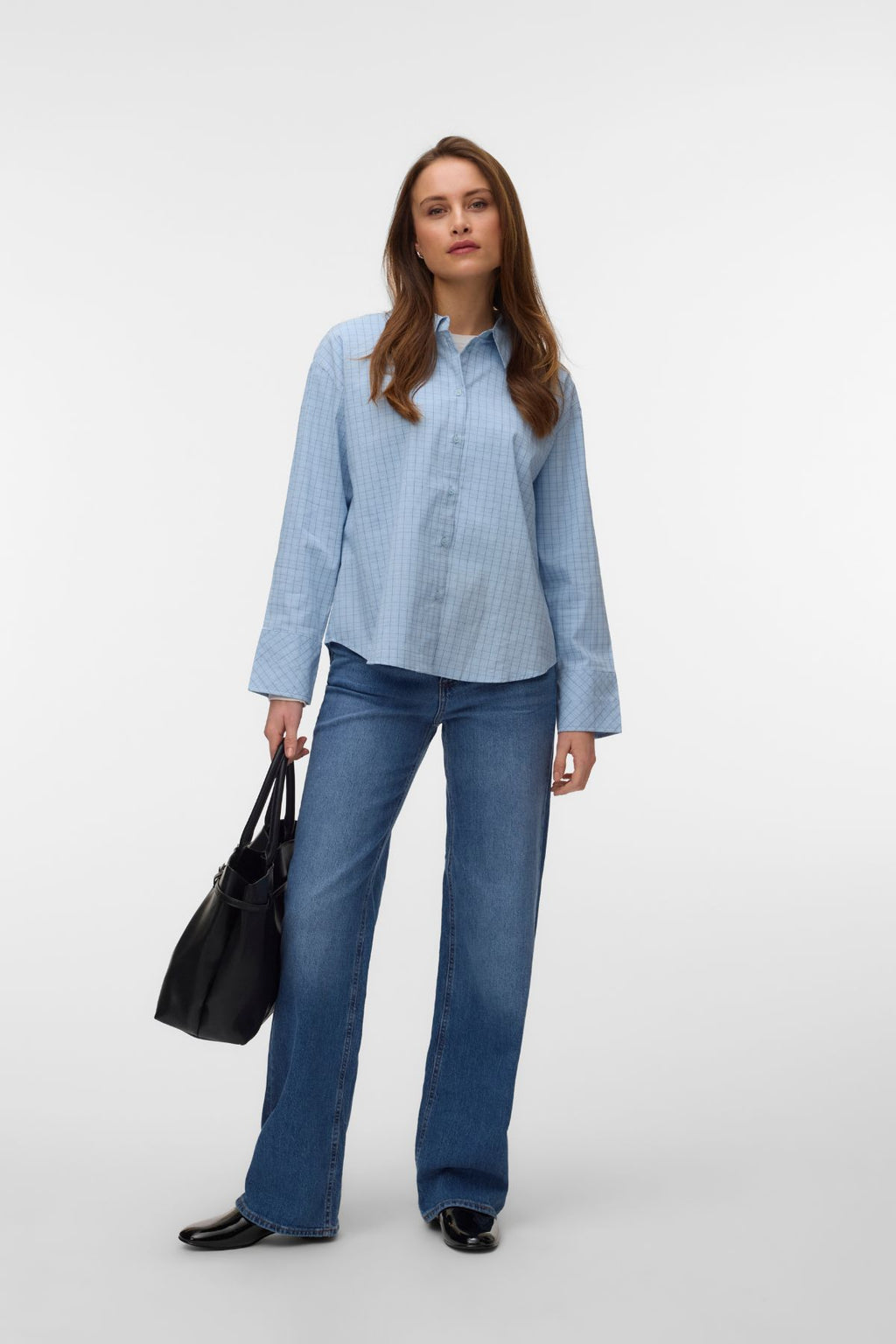 Chemise Monday - Carreaux Bleu Cachemire