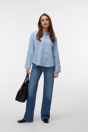 Chemise Monday - Carreaux Bleu Cachemire