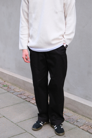 Chino large - noir
