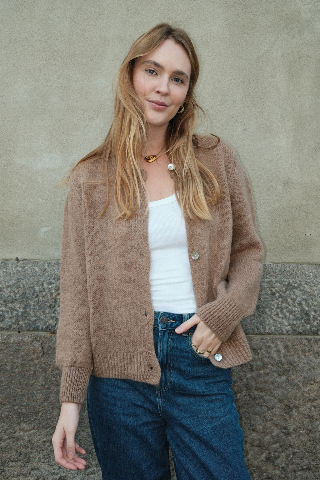 Cardigan Anna - Marron