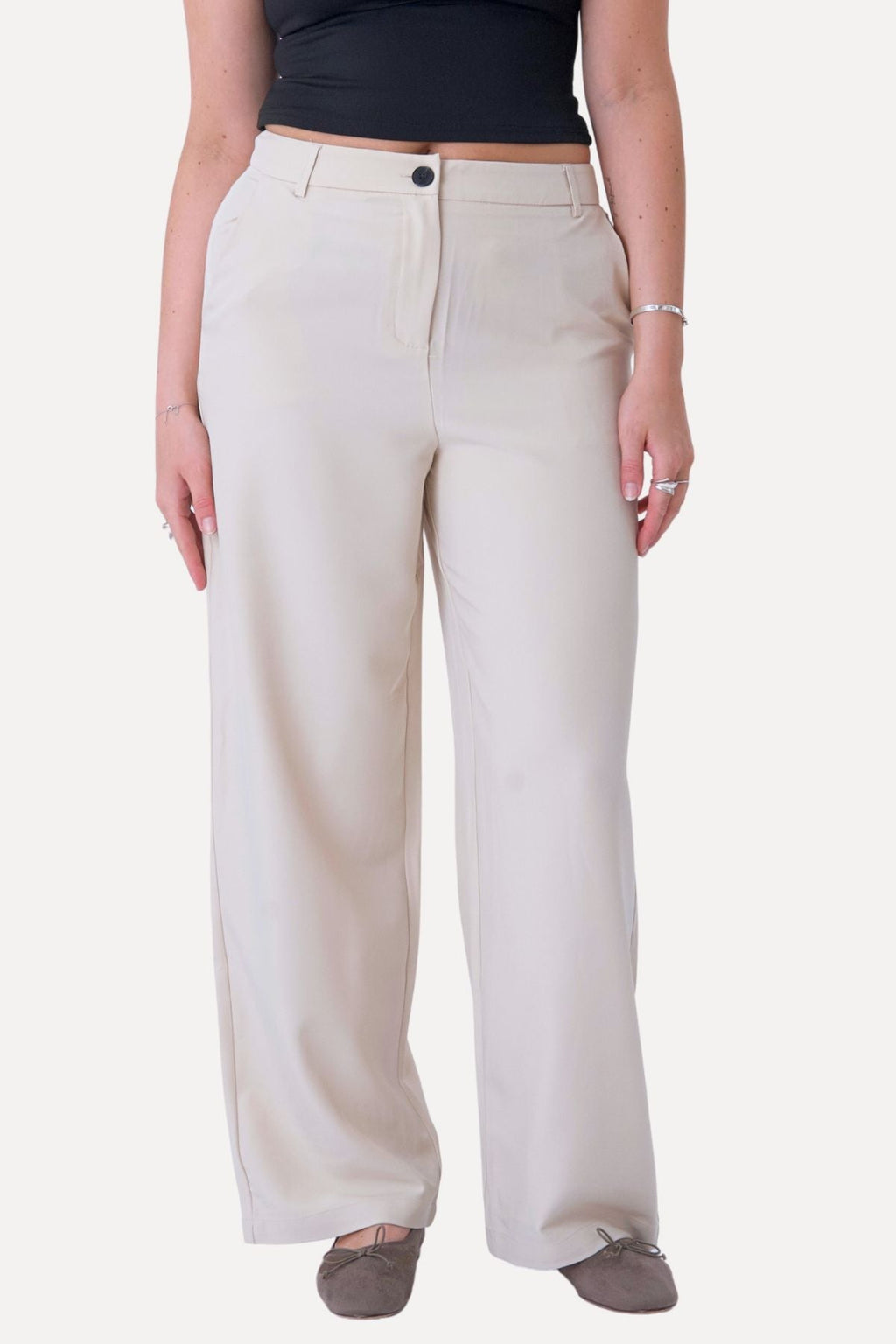 Pantalon de costume classique - beige
