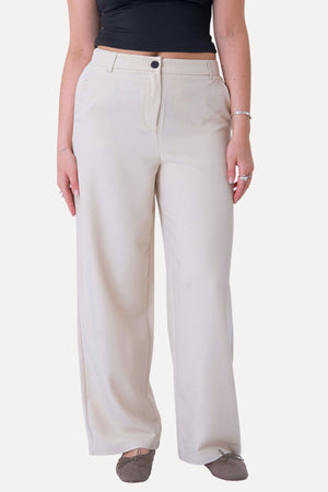 Pantalon de costume classique - beige